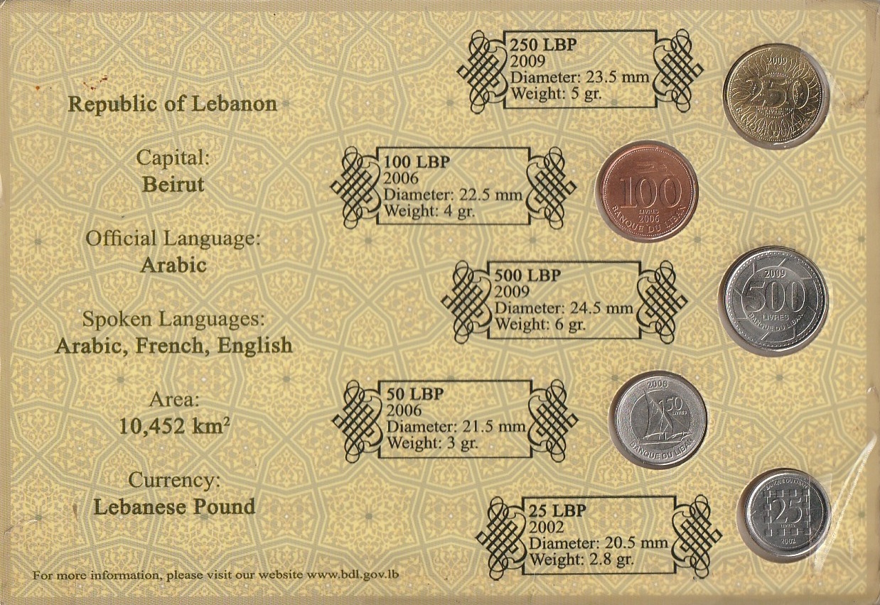 Lebanon 2002–2009 (2010) Mint Set — Postcard